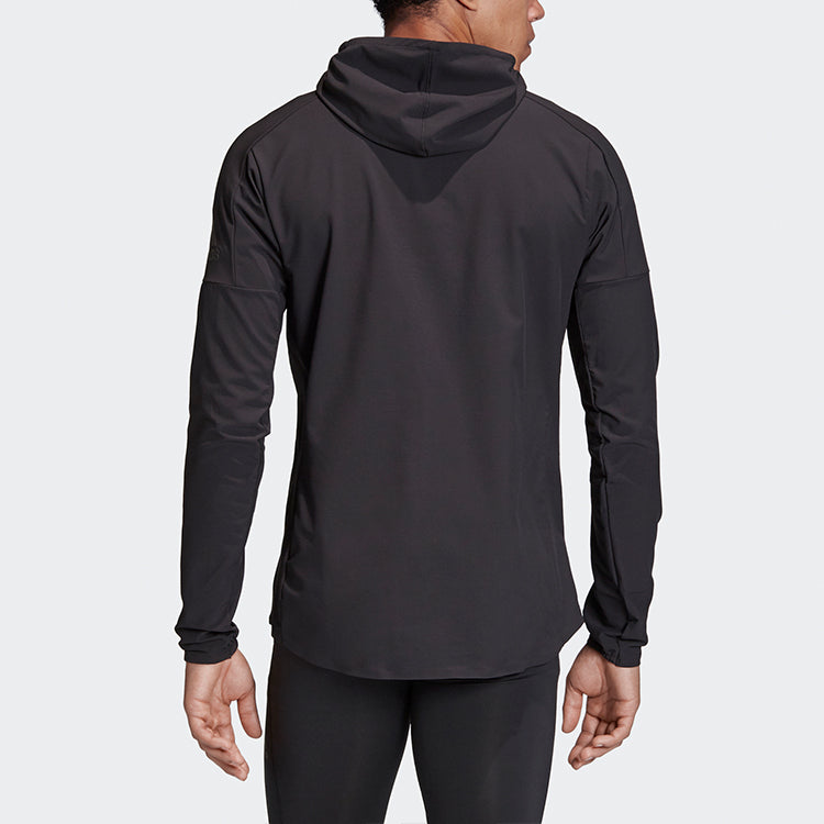 adidas Z.N.E. Jacket M Running Sports Hooded Jacket Black FJ6582