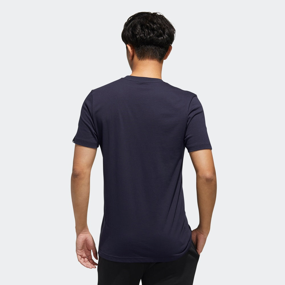 adidas M Stmp T Training Sports Short Sleeve Black FM6246