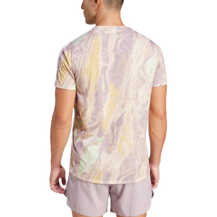 adidas Move for the Planet AirChill T-shirt Asia Sizing 'Pink Multi' IN2985