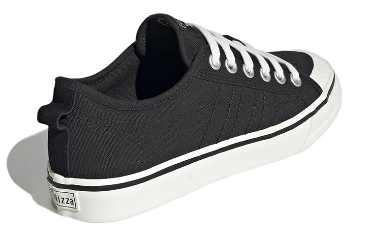 (WMNS) adidas Nizza Low 'Black White' GX2433