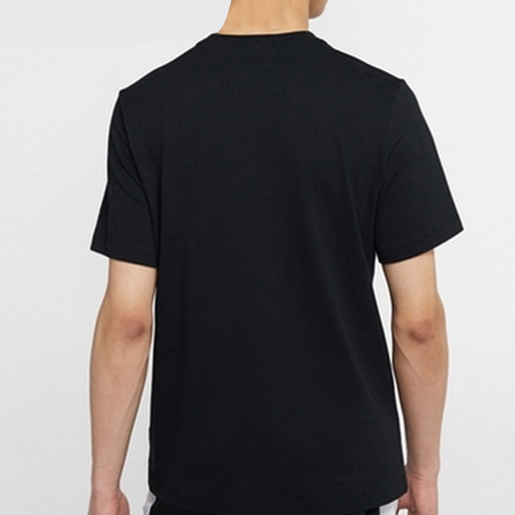 Nike Sportswear Alphabet Logo Printing Round Neck Short Sleeve Black BV0629-010