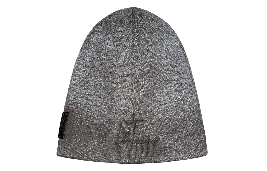 Supreme FW23 Week10 STONE ISLAND Reflective Beanie 'Grey' SUP-FW23-2424