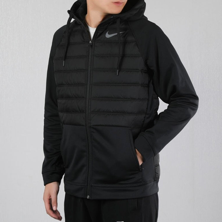 Nike Full-length zipper padded Jacket 'Black' CZ4342-010