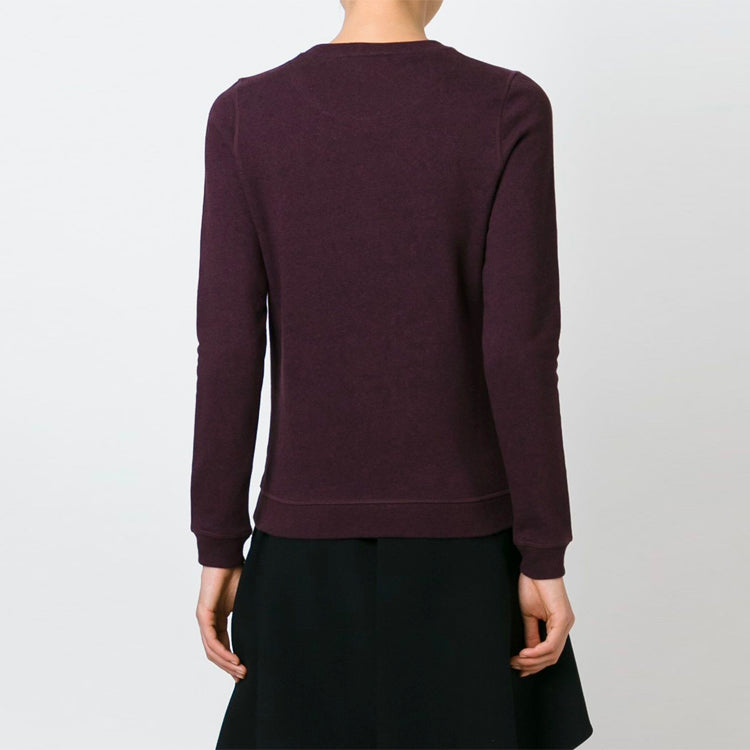 (WMNS) KENZO Embroidery Round-neck Swea Purple F562SW7054XE-86