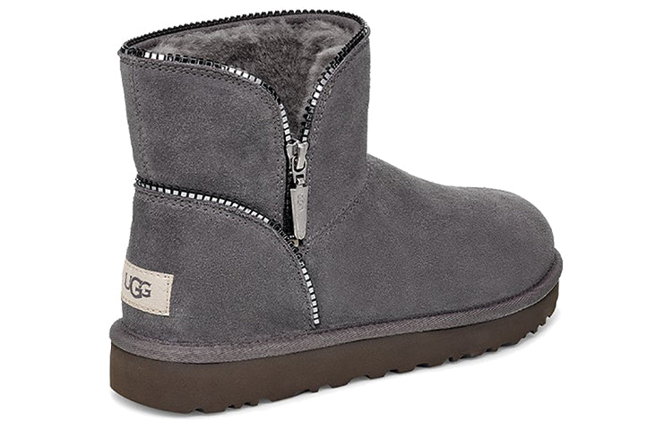 (WMNS) UGG Classic Novelty Mini Florence 'Grey' 1110697-CHRC