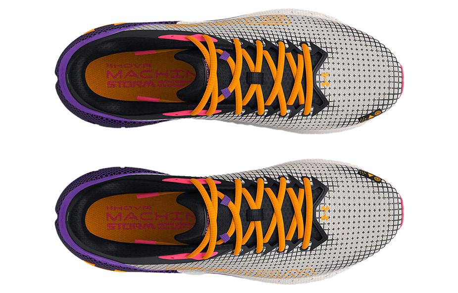 (WMNS) Under Armour HOVR Machina 'Storm-White Clay Formula Orange' 3026551-300
