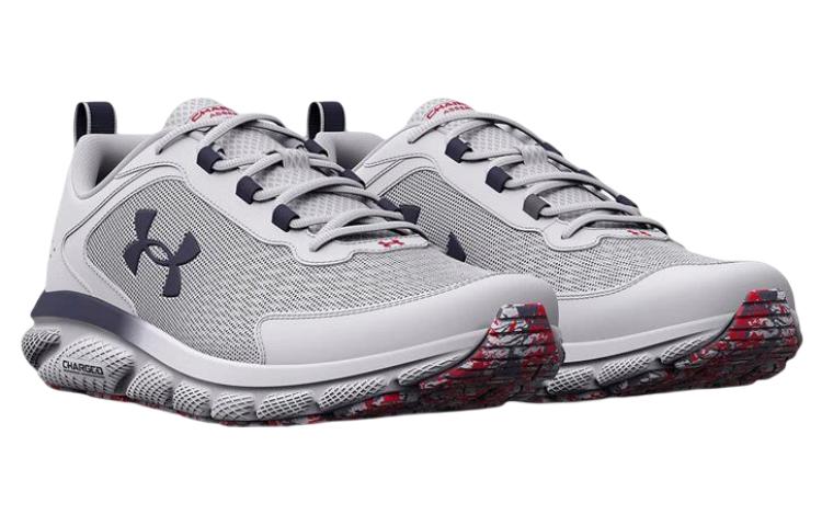 Under Armour Charged Assert 9 Running Shoes 'White Blue' 3026743-100