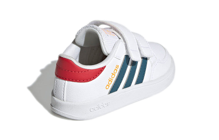 (TD) adidas Breaknet Shoes 'Cloud White Orbit Indigo Scarlet' GZ7646