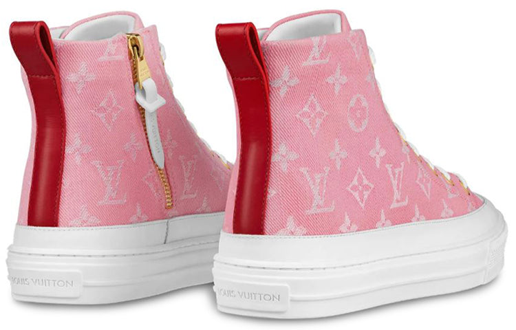 (WMNS) LOUIS VUITTON LV Stellar High-Top Sports Shoes Pink 1A7RQS