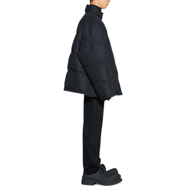 Balenciaga Boxy Puffer Jacket 'Black' 725325TNO091000