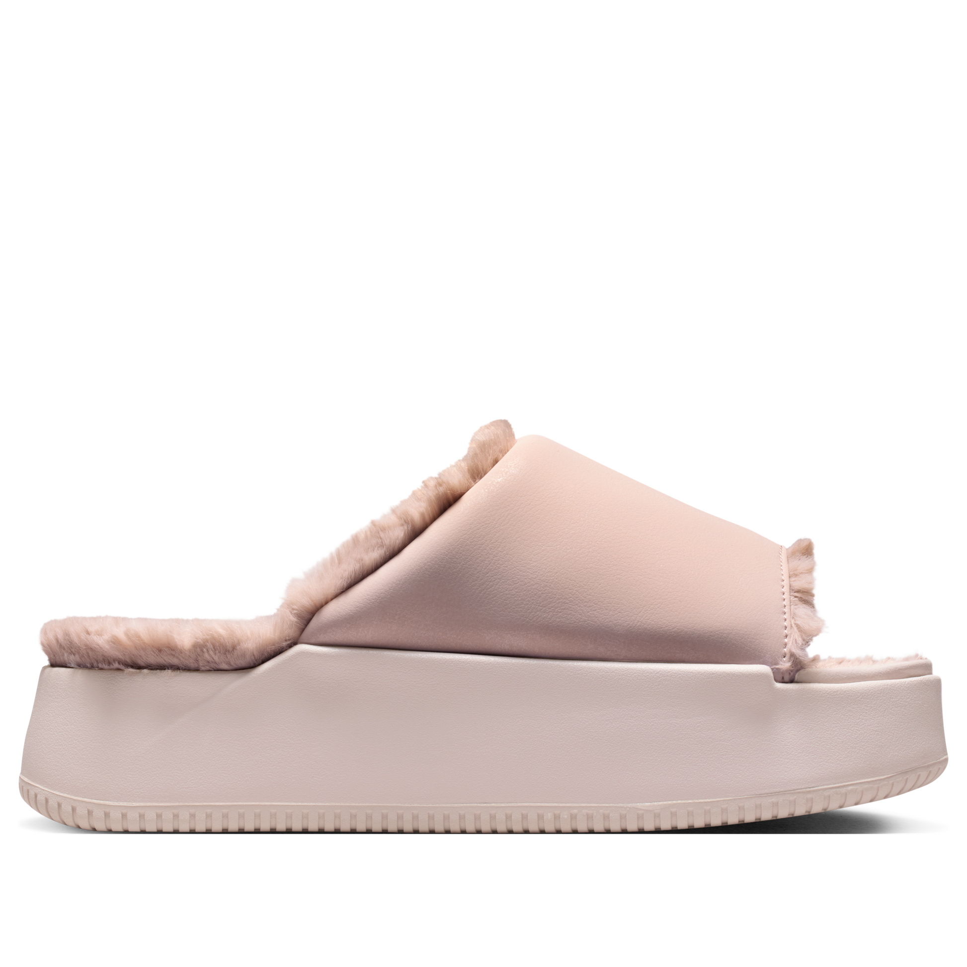 (WMNS) Nike Calm Elevation Fur Slide 'Silt Red Malt' IO0496-600