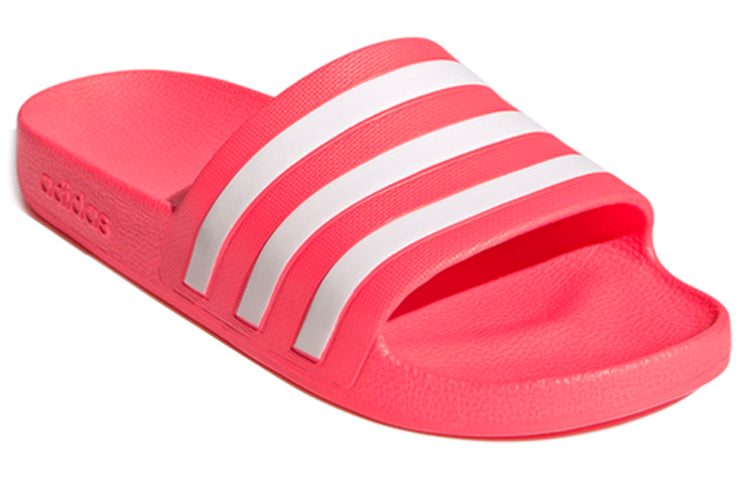 (WMNS) adidas Adilette Aqua Slides 'White Pink' FW4292
