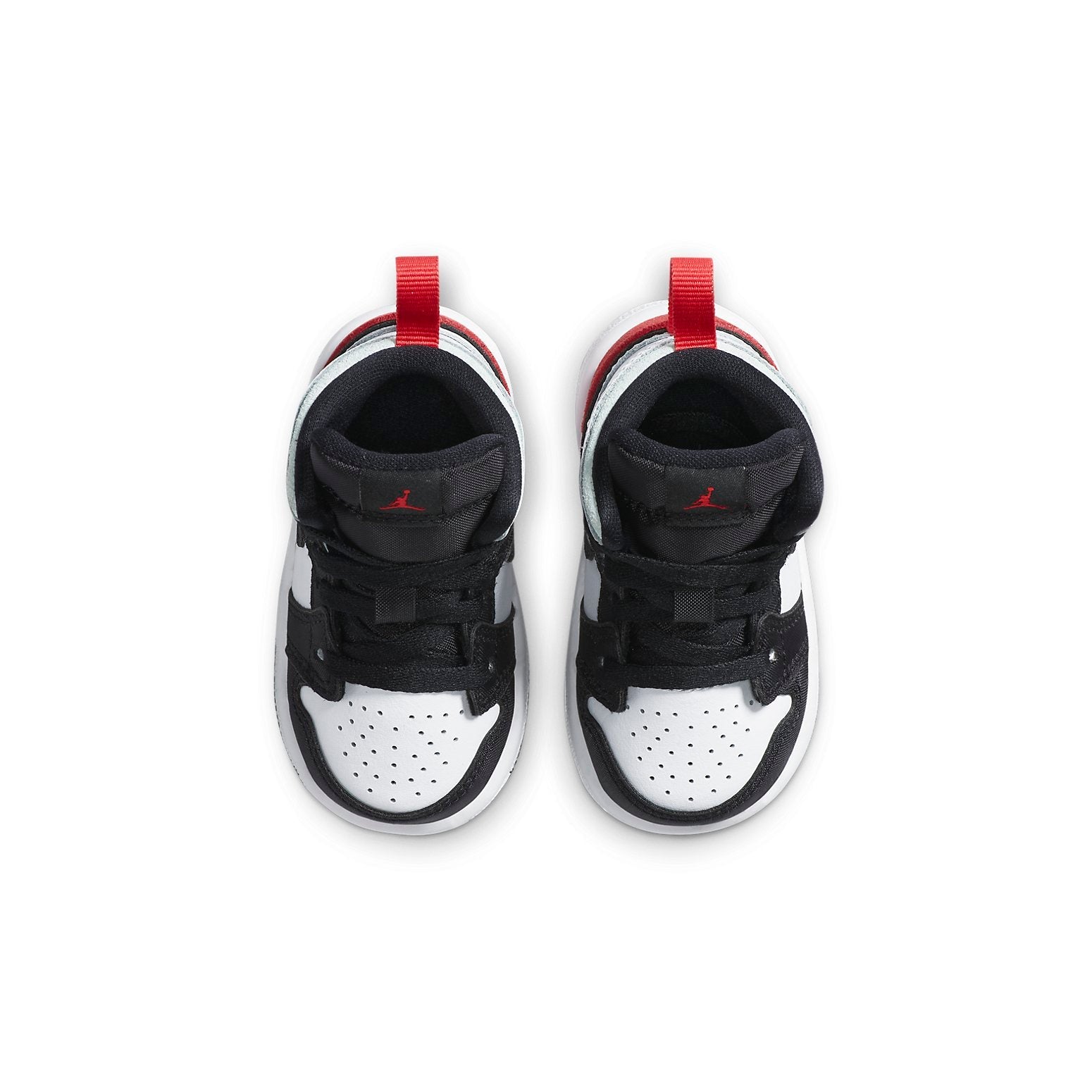 (TD) Air Jordan 1 Mid SE 'Red Black Toe' BQ6933-100