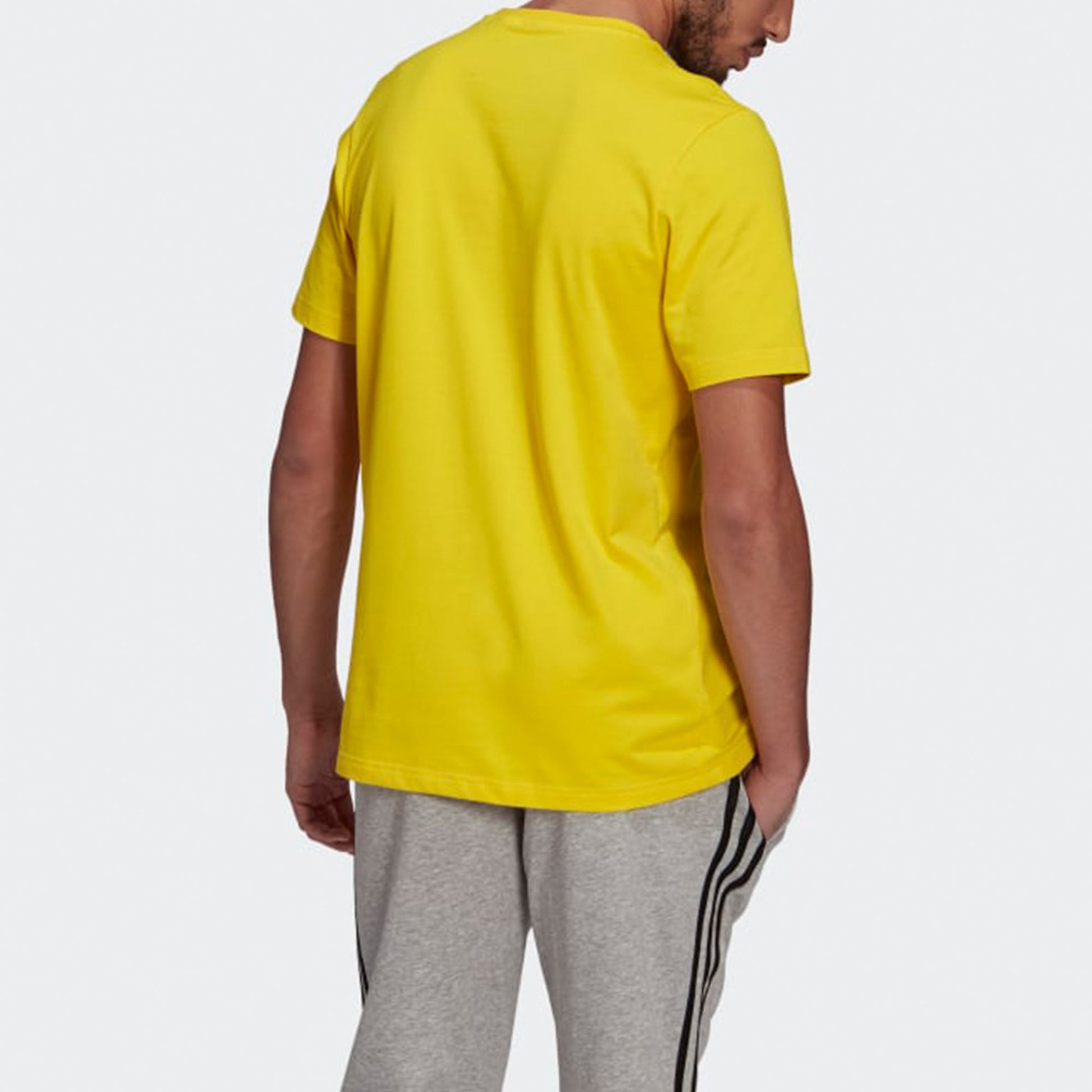 adidas Sports Training Casual Round Neck Short Sleeve Yellow GM3248