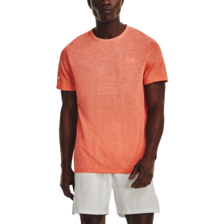 Under Armour Seamless Stride Short Sleeve 'Frosted Orange' 1375692-848