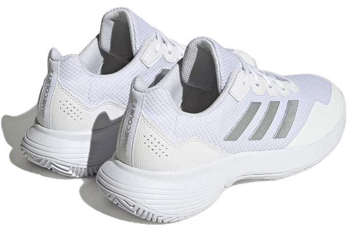 (WMNS) adidas GameCourt 2.0 'White Silver Metallic' HQ8476