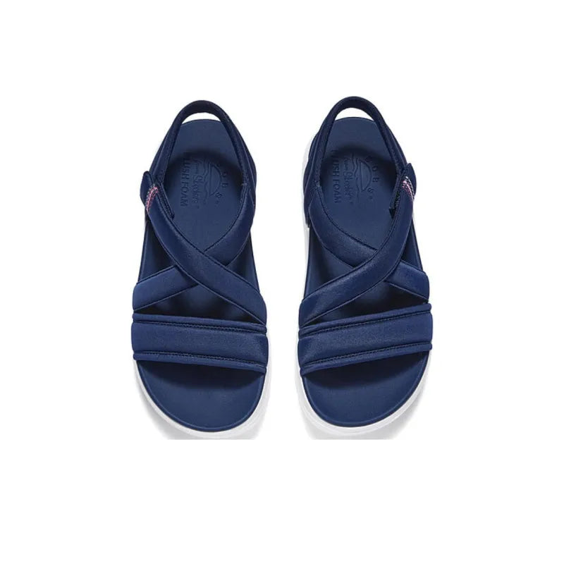 (WMNS) Skechers Beach Sandals 'Navy' 114783-NVY
