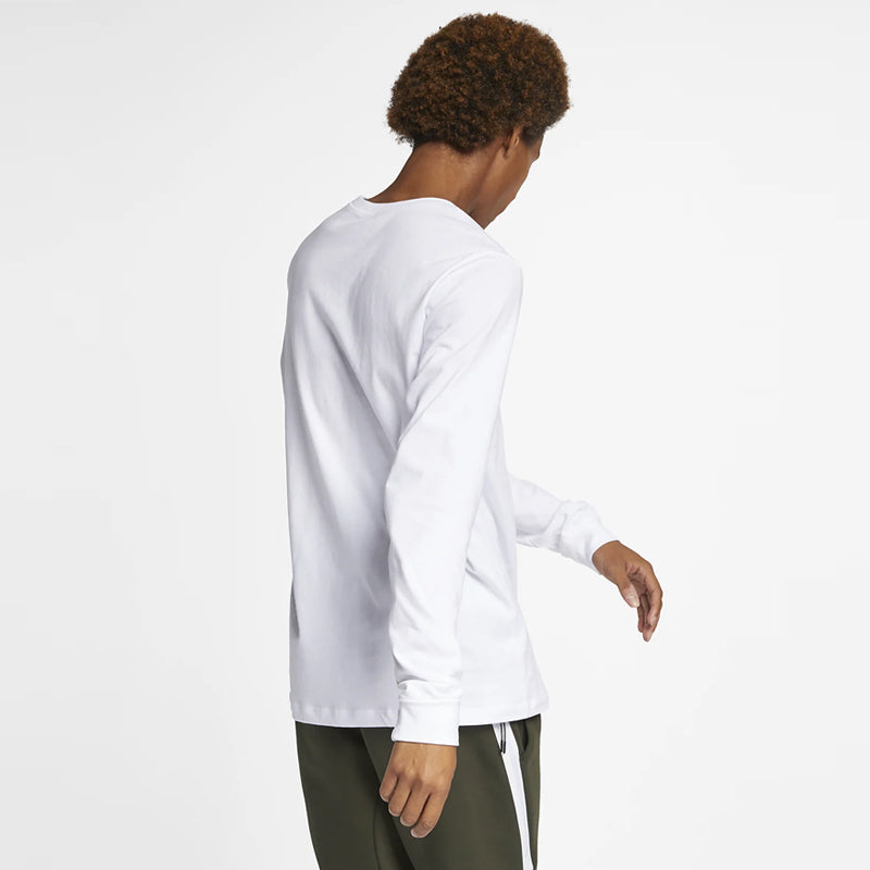Nike M Nsw Club Casual Sports Round Neck Pullover Long Sleeves White AR5193-100