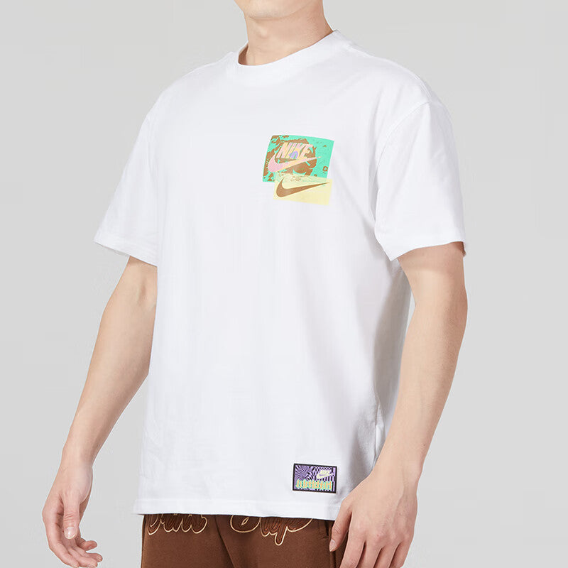 Nike Behind Graffiti T-Shirt 'White' FB9787-100