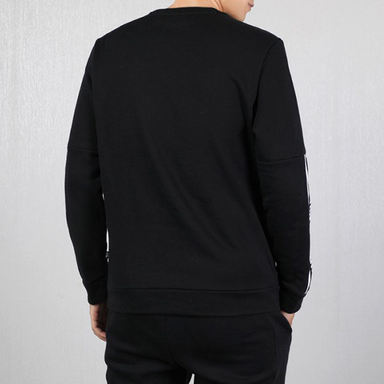 PUMA Fleece Lined Stay Warm Casual Sports Round Neck Pullover Black 580429-01