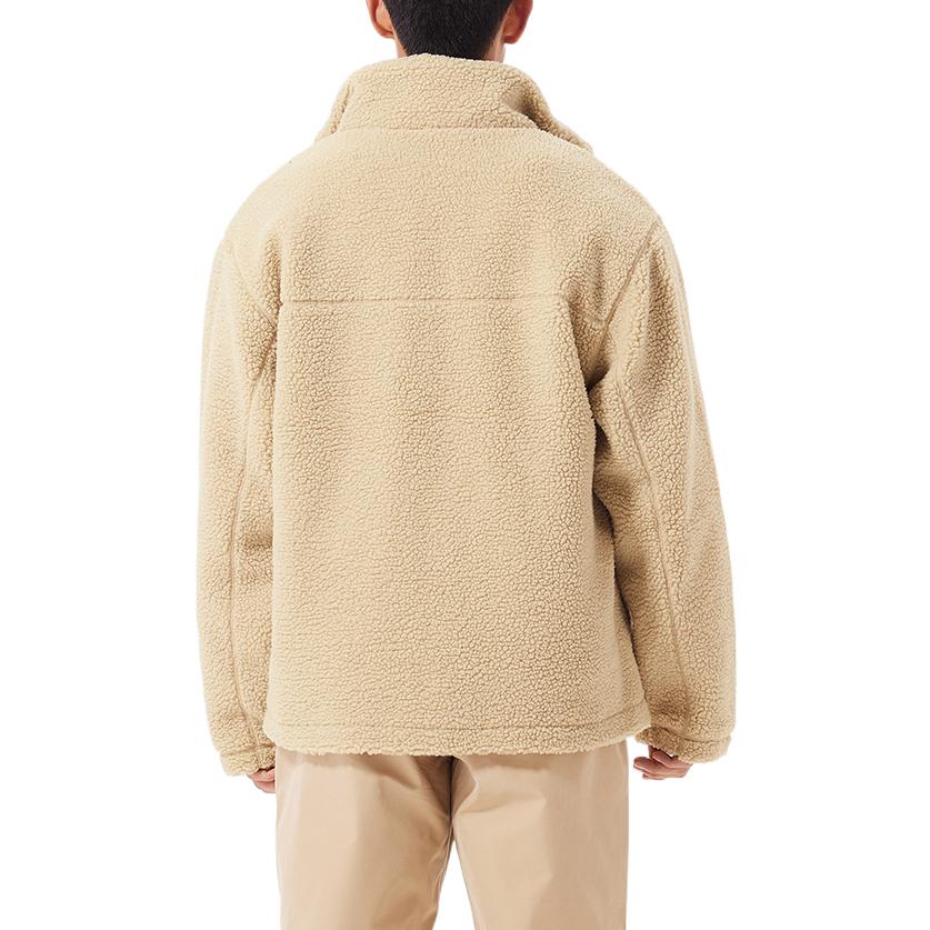 New Balance FW22 Logo Cotton Coat Asia Sizing 'Beige' AMJ23351-INC