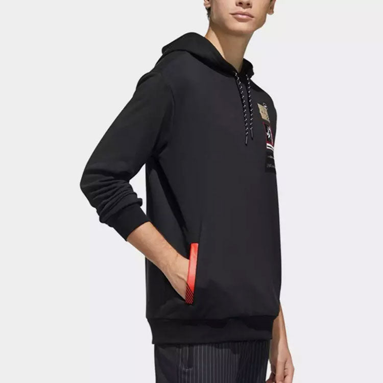 adidas neo Printing Sports Pullover Black GD2172