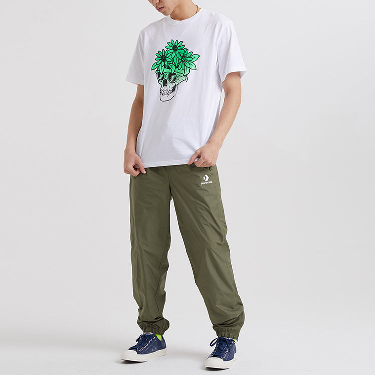 Converse Skull Flowers Sunglasses T-Shirt Asia Sizing 'White' 10017860-A01