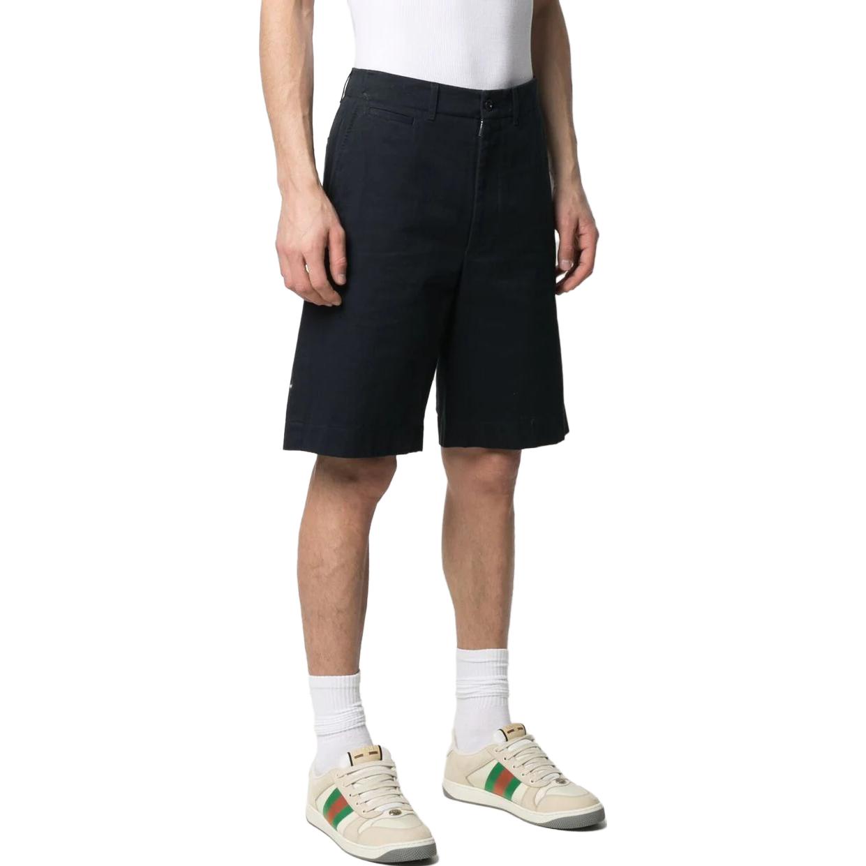 Gucci Back Interlocking G Chino Shorts 'Blue' 639388-ZAF8C-4440