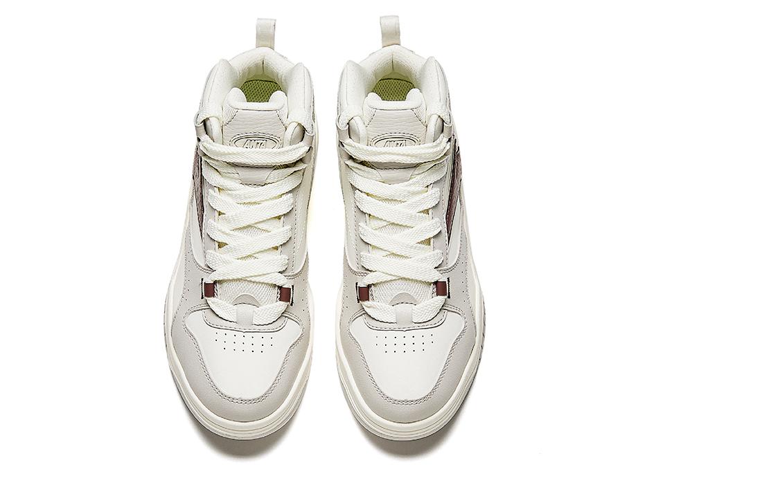 (WMNS) ANTA Slam High 'White Grey Brown' 922348088-3