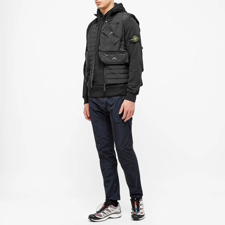 Men's STONE ISLAND Sleeve Drawstring Black 721564151-V0029