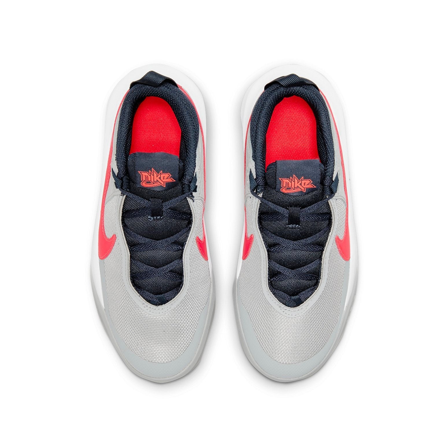 (GS) Nike Team Hustle D 10 Competition Grey/Red CW6735-006