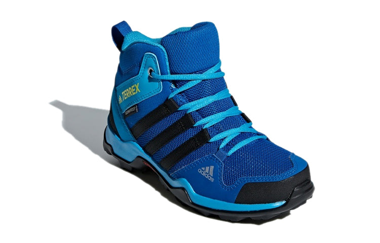 (GS) adidas Terrex Ax2r Mid Rain.Rdy 'Blue Black' BC0673