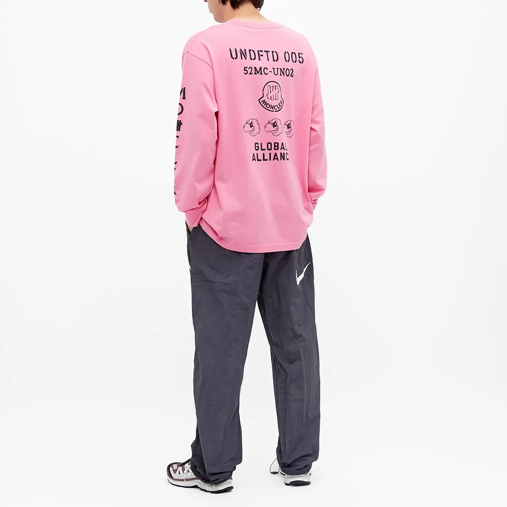 Moncler x Undefeated Combination Printed Cotton Long Sleeve Pink 8D703-10-V8189-528