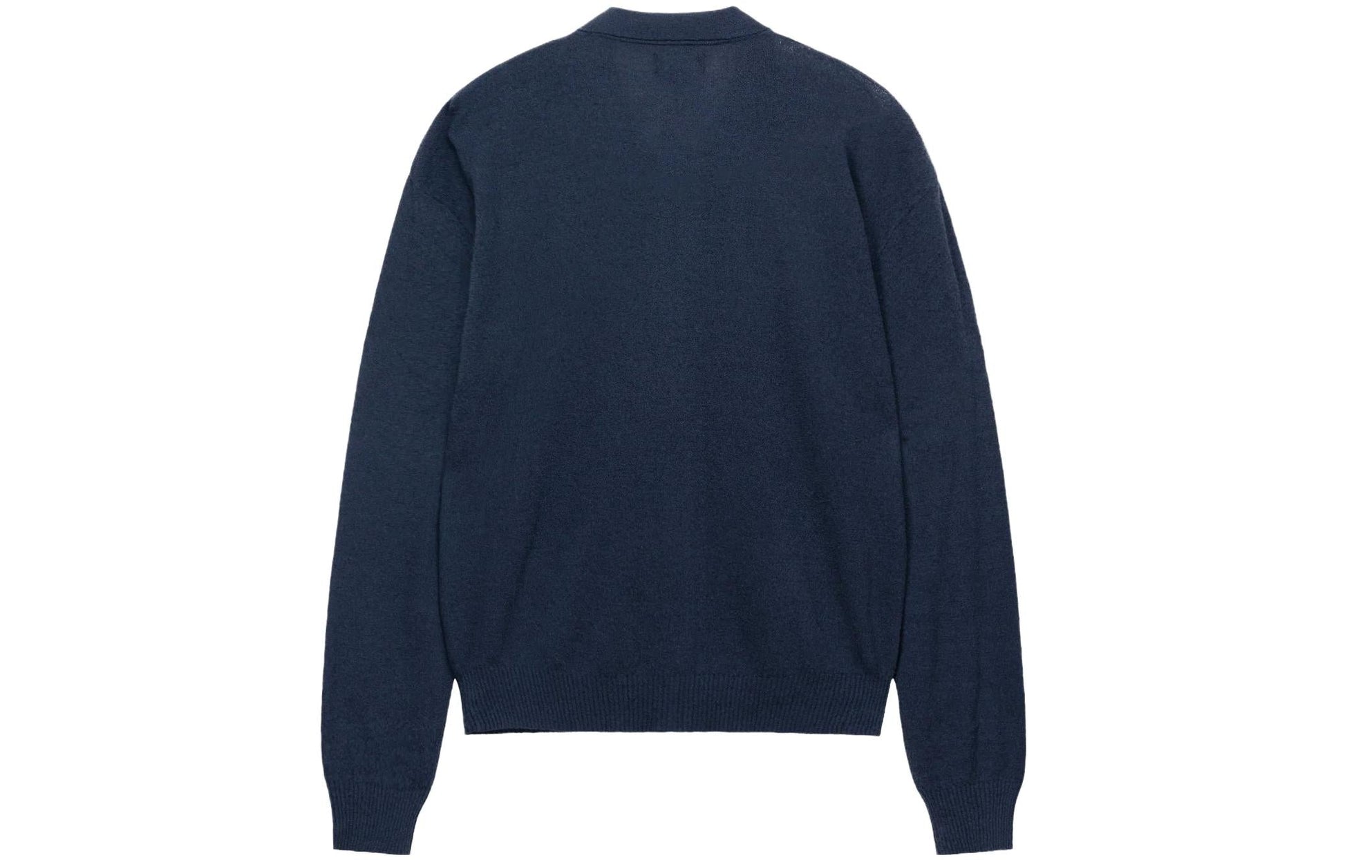 Stussy Light Weight Long-Sleeve Zip Polo 'Black Stripe' 117189