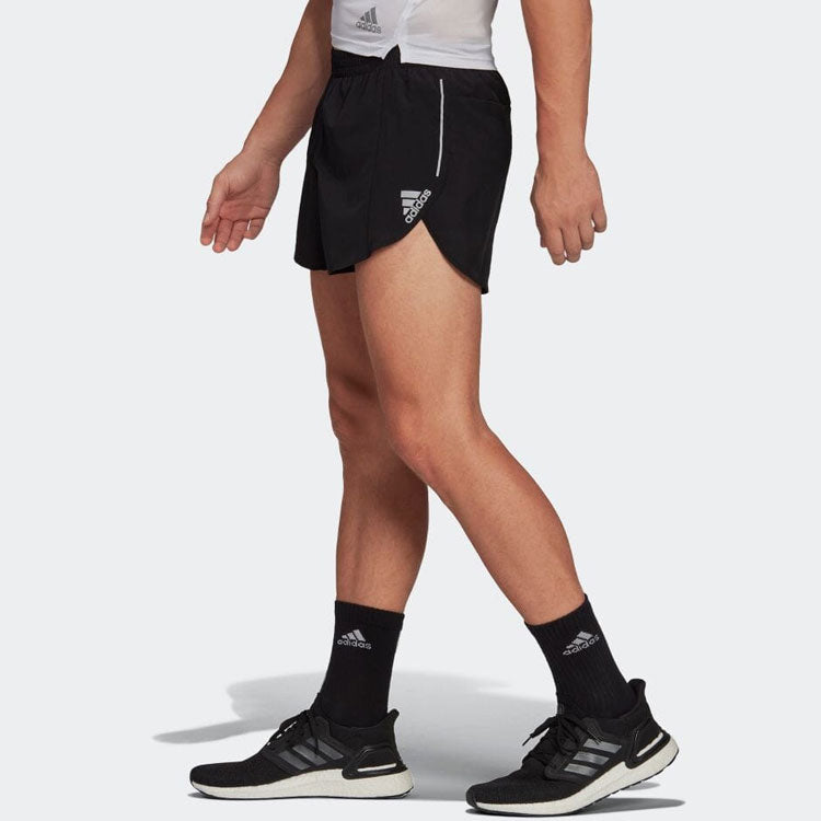 Men's adidas Casual Breathable Solid Color Sports Shorts Japanese Version Black H58594