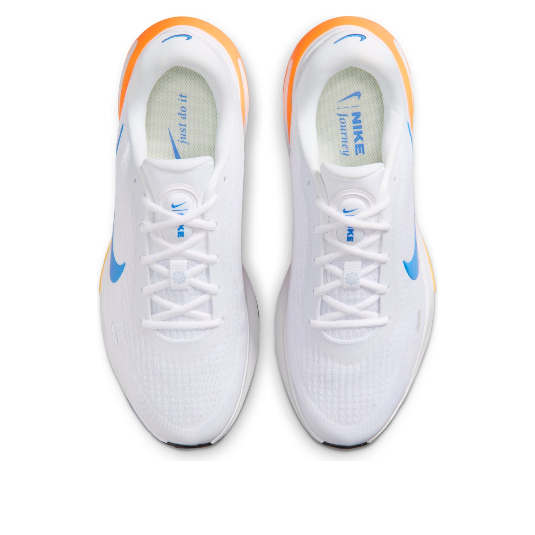 Nike Journey Run 'White Total Orange Blue' FN0228-111