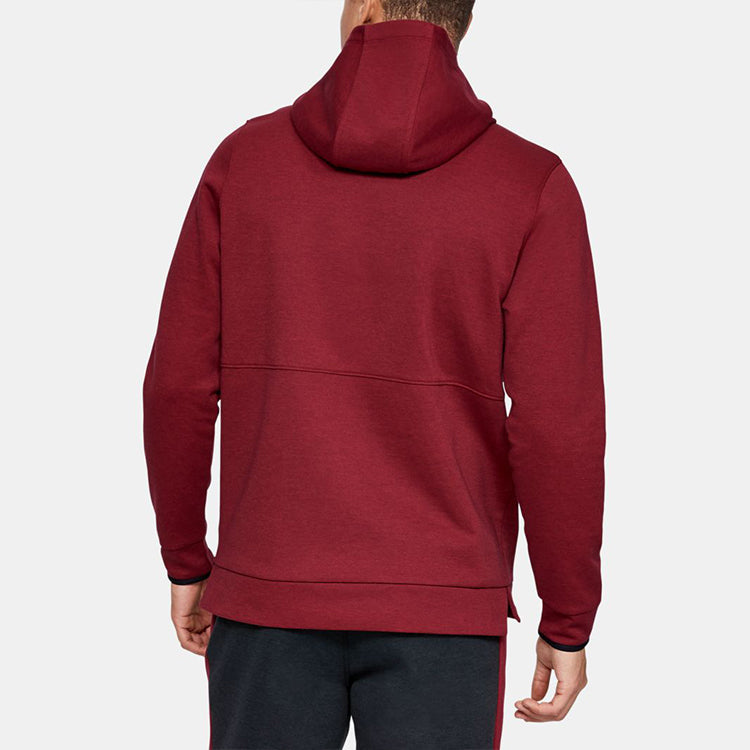 Under Armour Athlete Recovery Fleece Graphic Sports Pullover Men's Red 1344145-610