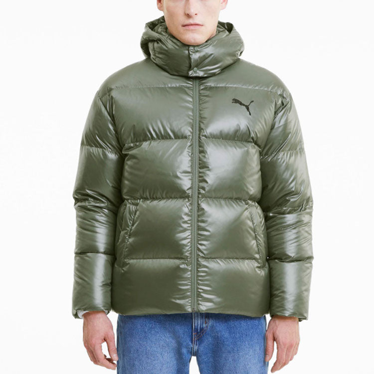 PUMA Volume Down Jacket 'Green Black' 585408-64