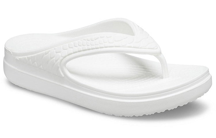 (WMNS) Crocs Sloane Snake Lightweight Cozy Sports Slippers White 206918-100
