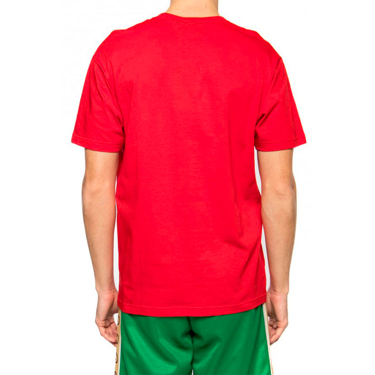Gucci Retro Red Green Logo Short Sleeve Unisex Red 539081-XJBYA-6057