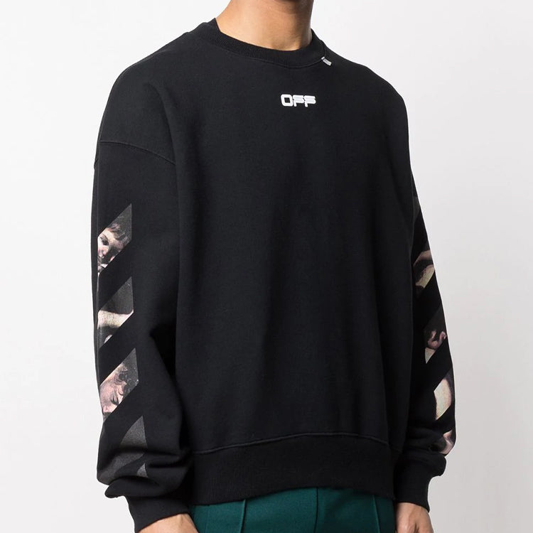 Off-White SS20 Caravaggio Arrows Mens Sweatshirt OMBA035S20E300041088