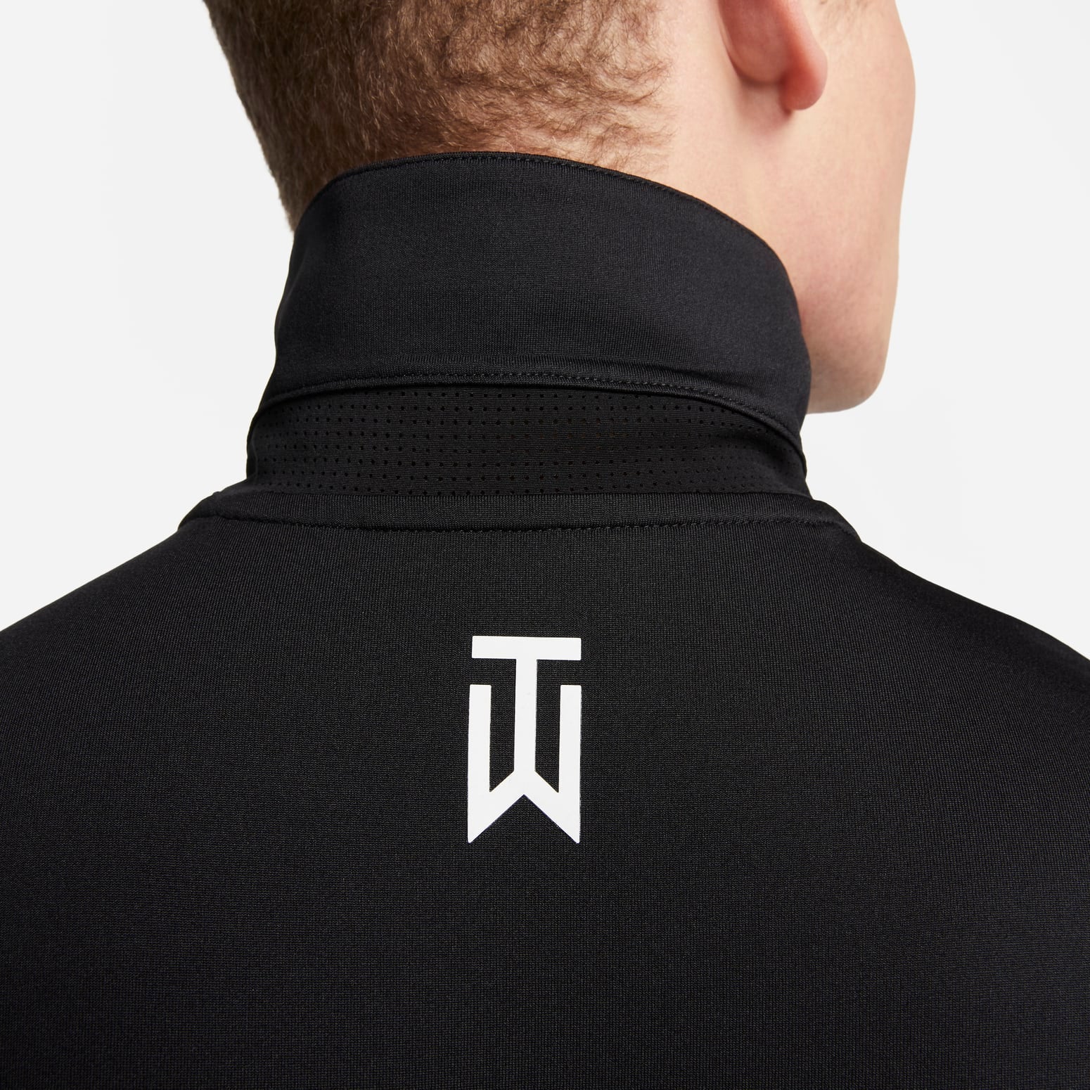 Nike Dri-Fit Tiger Woods Striped Golf Polo Shirt 'Black' DR5318-010