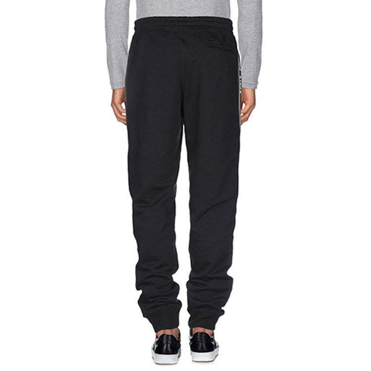Men's Off-White Side Stripe Black Pants OMCH008E18A200011000