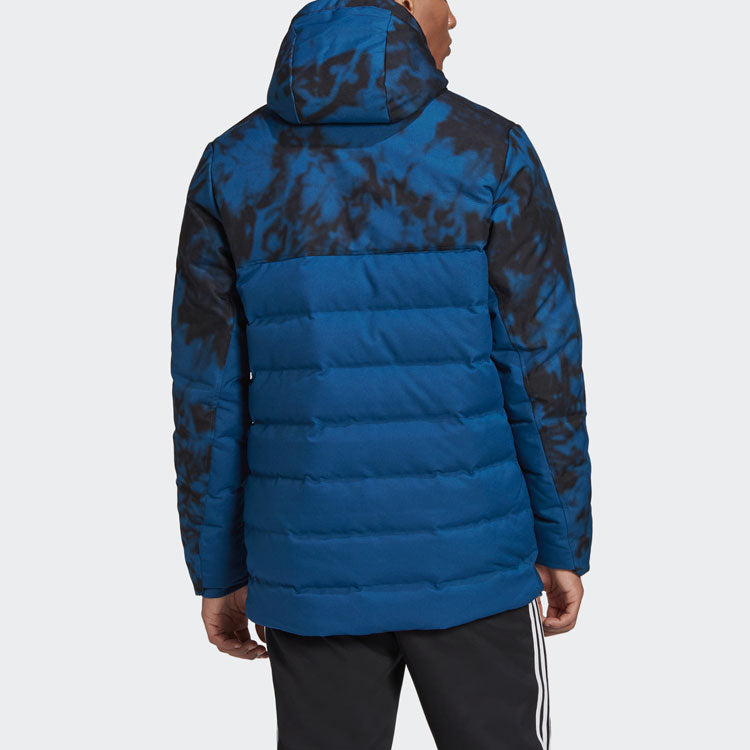 adidas Arsenal Soccer/Football Sports hooded down Jacket Blue FQ6931