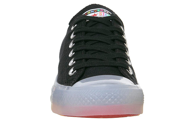 Converse All Star Low Trainers Rainbow Black Exclusive 168199C