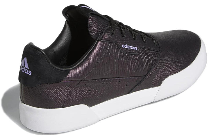 (WMNS) adidas Adicross Retro Spikeless Golf Shoes 'Core Black Magic Lilac Cloud White' GV8322