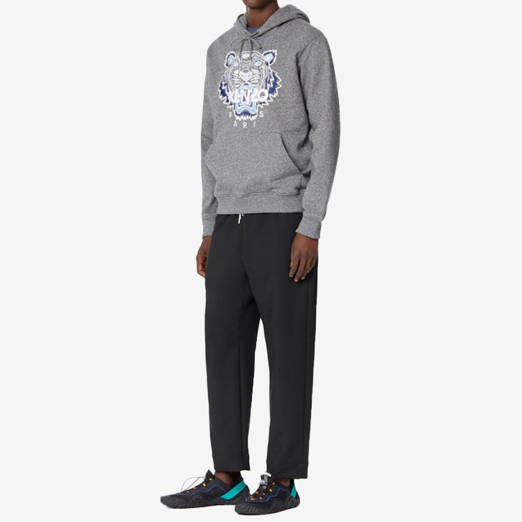 Men's KENZO Embroidered Pattern Cotton Gray FA55SW4154XA-98