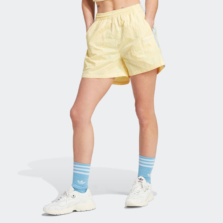 (WMNS) adidas Island Club Shorts 'Yellow' IT8162