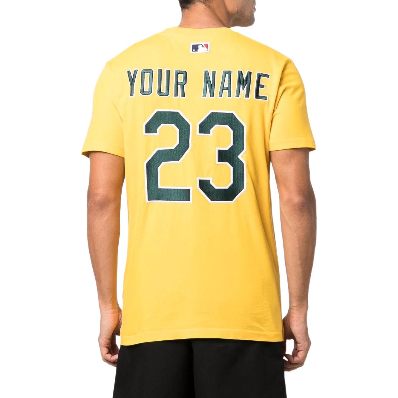 Off-White x MBL Oakland Athletics LogoT OMAA027G21JER0081845