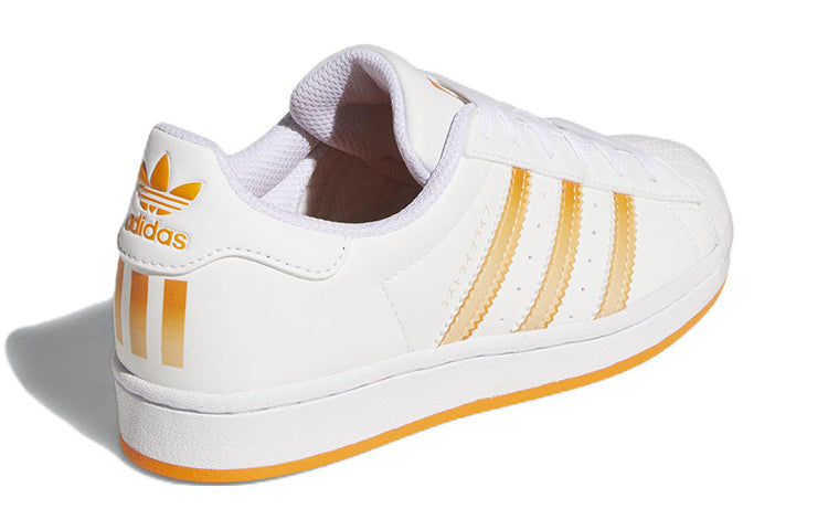 (GS) adidas Superstar J 'White Orange Rush' HP5404